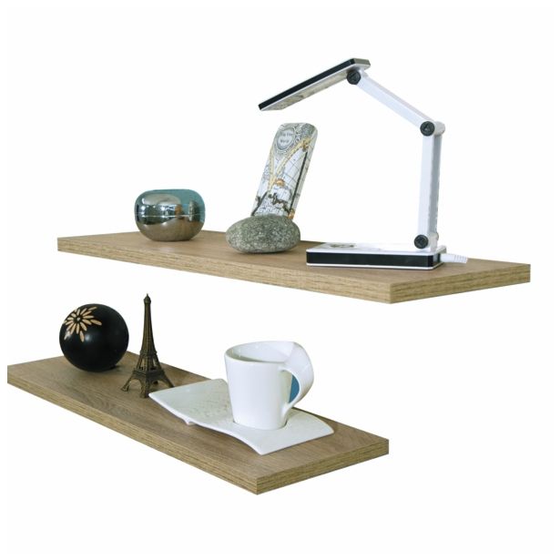 LESENA POLICA JEWE 60X25X1.8 CM HRAST SONOMA