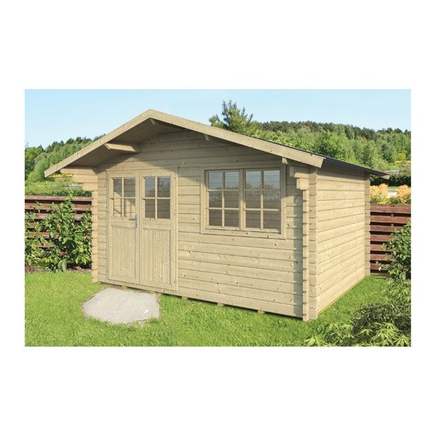 LESENA VRTNA HIŠKA GARTENPRO 380X300 CM, DEB. 44 MM ROSARIUM 1