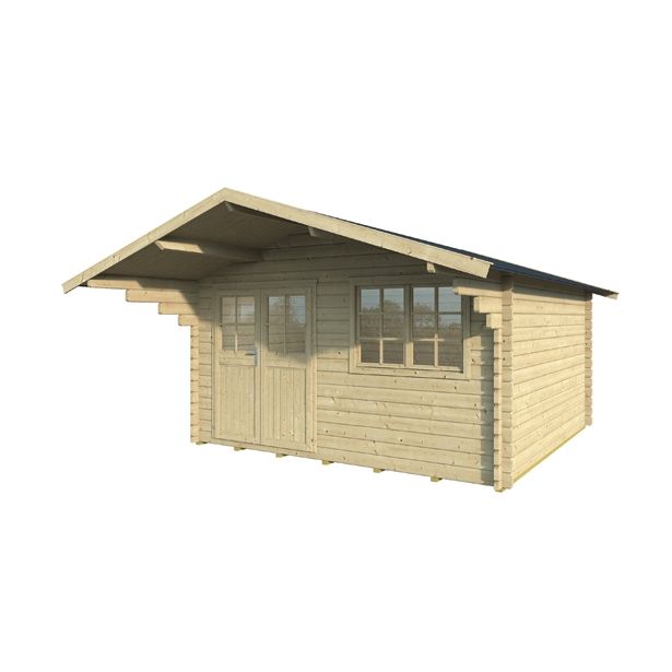 LESENA VRTNA HIŠKA GARTENPRO 380X380 CM, DEB. 44 MM ROSARIUM 2