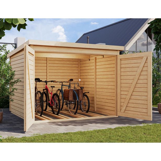 LESENA VRTNA HIŠKA KARIBU FAHRRADGARAGE 4
