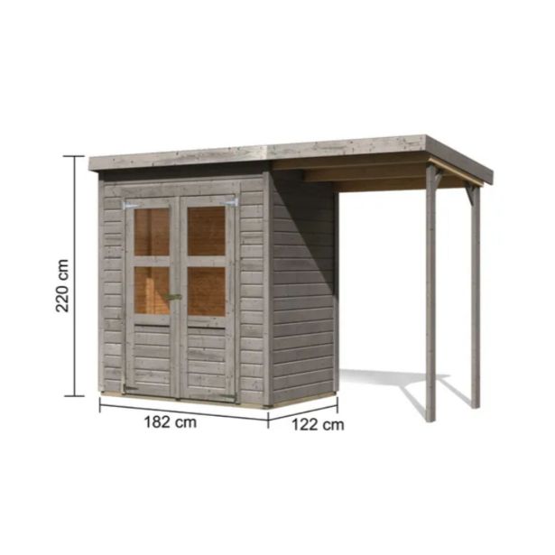 LESENA VRTNA HIŠKA KARIBU MERSEBURG 2 V SETU