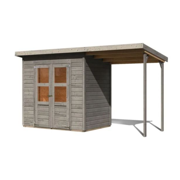 LESENA VRTNA HIŠKA KARIBU MERSEBURG 3 V SETU