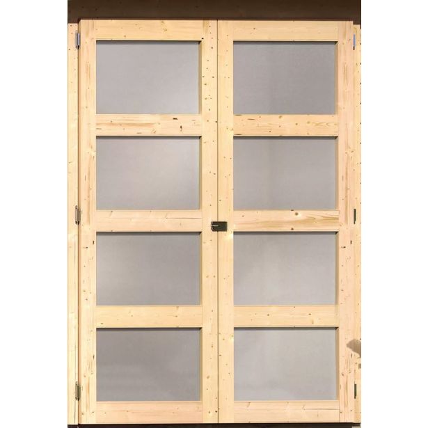 LESENA VRTNA HIŠKA KARIBU MÜHLENTRUP 2 212X404X272 BARVA LESA