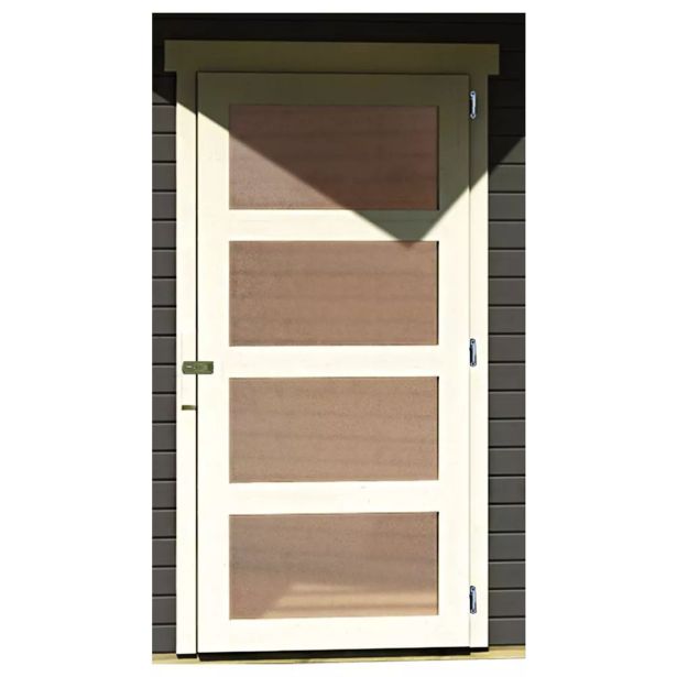 LESENA VRTNA HIŠKA KARIBU MÜHLENTRUP 2 212X404X272 SIVA