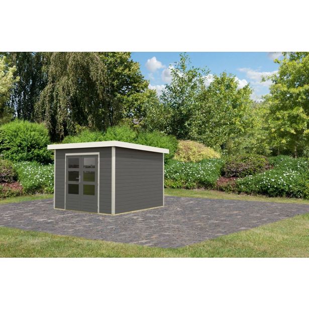 LESENA VRTNA HIŠKA KARIBU PLUTO B 220X271X271, BELA