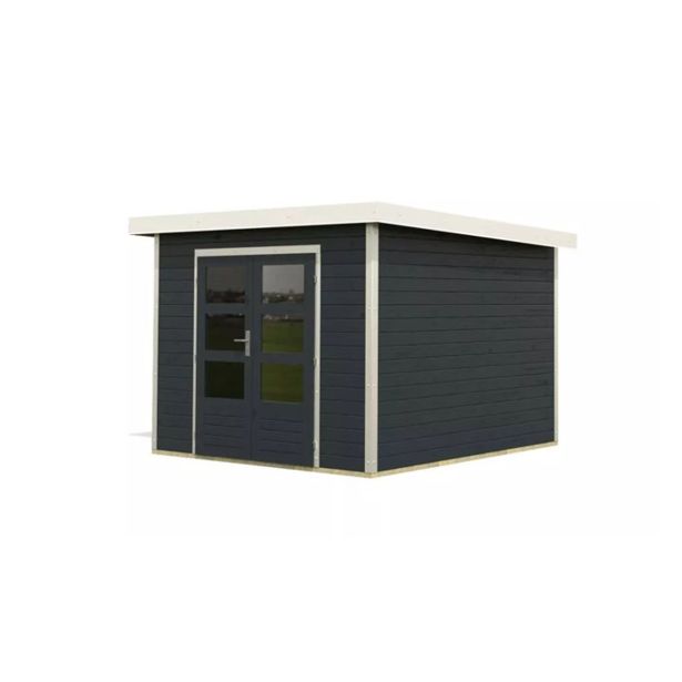 LESENA VRTNA HIŠKA KARIBU PLUTO C 220X271X271, BELA