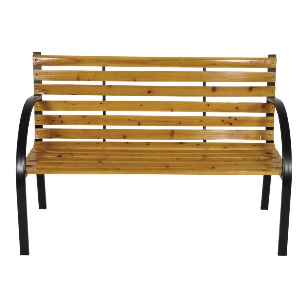 LESENA VRTNA KLOP LESLI WOODSTOCK 120 CM ČRNA