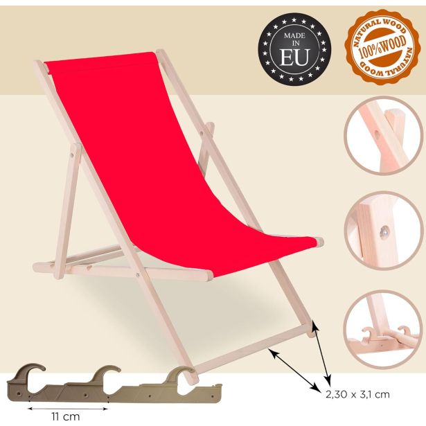LESENI LEŽALNIK PLATINET PSW LESENI LEŽALNIK RDEČ