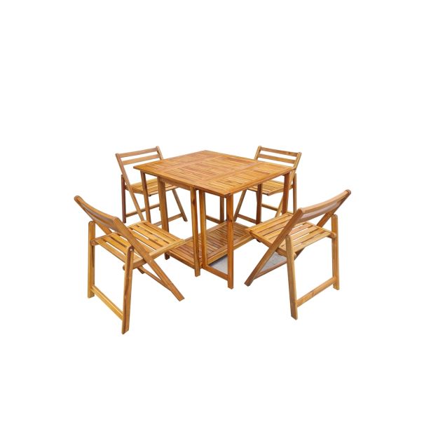 LESENI STOL MQ PROPUS 49/50/74 CM, AKACIJA