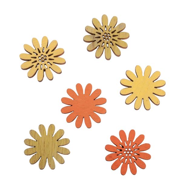 LESENI USTVARJAL. DODATKI RAYHER LESENE ROŽE OKRASKI FI 2 CM 24 KOSOV