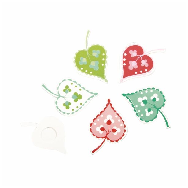 LESENI USTVARJAL. DODATKI RAYHER LESENI OKRASKI LISTI SAMOLEPILNI SORTIRANO