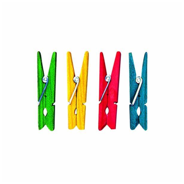 LESENI USTVARJAL. DODATKI RAYHER ŠČIPALKE, 4.5 CM, MEŠANE 24 KOSOV