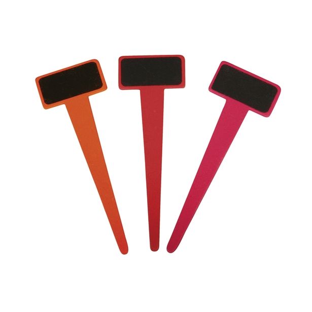 LESENI USTVARJAL. DODATKI RAYHER TABLICE ZA NAPISE, 12X4CM LESENA 3 BARVE SOR. 6 KOS