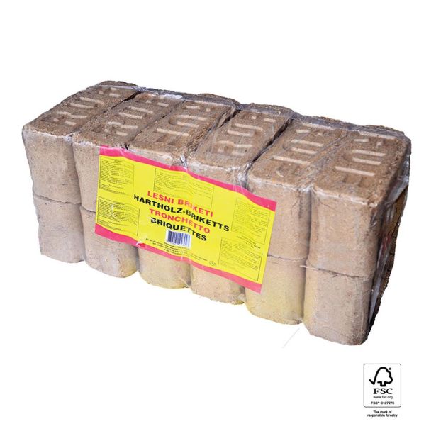 LESNI BRIKETI BIOLES HORIZONT RUF V PVC 10 KG PRAVKOTNI Z DOSTAVO, 96 ZAV/PALETA