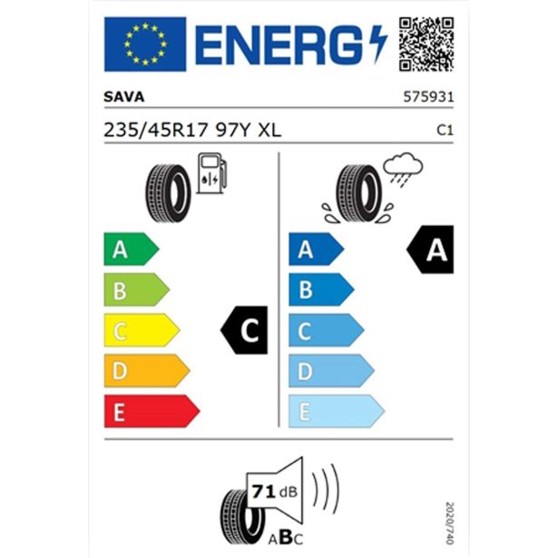 LETNA GUMA SAVA 235/45R17 97Y XL FR INTENSA UHP 2