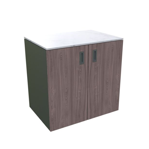 LETNA KUHINJA BELLANO BOLOGNA AMERIŠKI OREH 3600X634X935 PULT PORCELAN