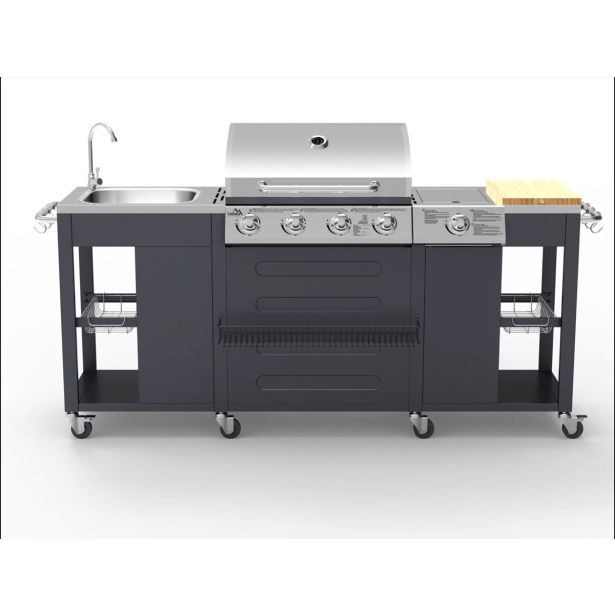 LETNA KUHINJA CATTARA VRTNA KUHINJA VICENZA 4 + 1 S KUHALNIKOM