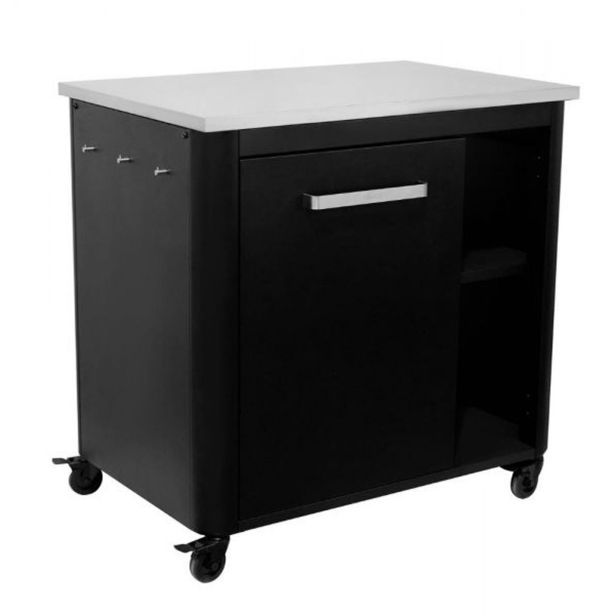 LETNA KUHINJA COZZE MIZA Z INOX PLOŠČO 90X60X90 CM (90527)