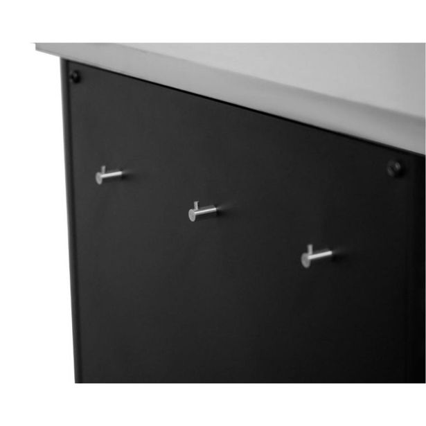 LETNA KUHINJA COZZE MIZA Z INOX PLOŠČO 90X60X90 CM (90527)