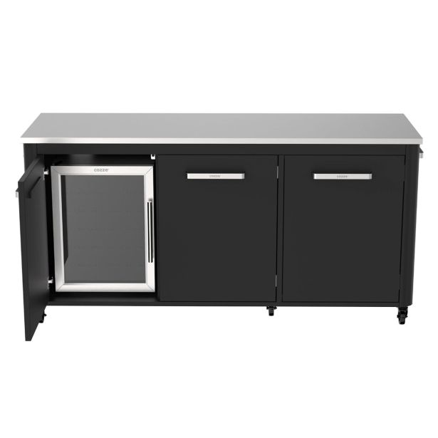 LETNA KUHINJA COZZE ZUNANJA MIZA + HLADILNIK 90528 + 90540 (8040)