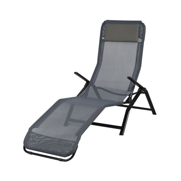 LEŽALNIK ZA KAMPIRANJE MQ SPA PLUS, ANTRACIT SIV