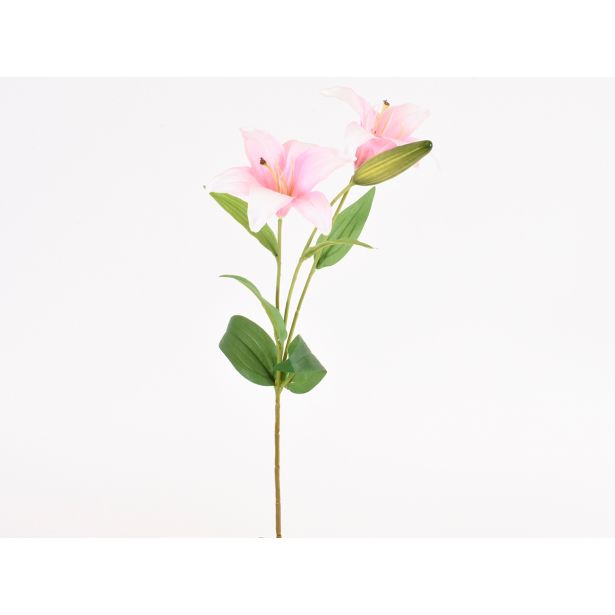 UMETNO CVETJE LILIJA VEJICA 69CM X3 ROZA