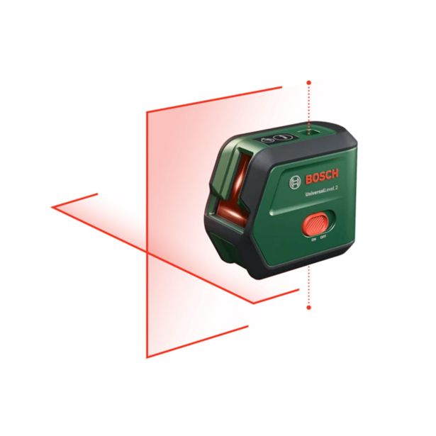 LINIJSKI, TOČKOVNI LASER BOSCH DIY UNIVERSALLEVEL 2 SET