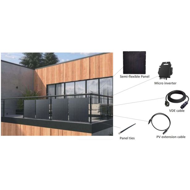 MINI BALKONSKA SONČNA ELEKTRARNA LINKBEST 600W