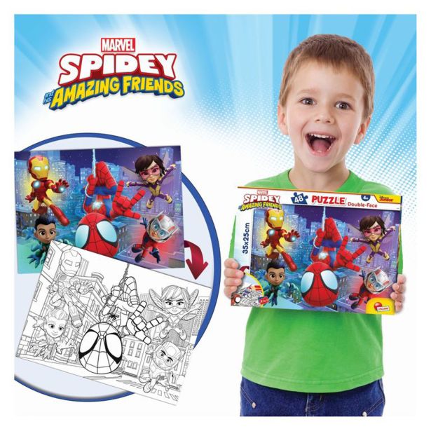 SESTAVLJANKA LISCIANI SPIDEY 48 KOM, OBOJESTRANSKA 99610