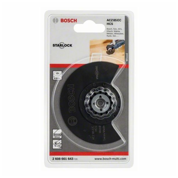 PRIBOR ZA VEČNAM. ORODJA BOSCH ACZ 85 EC 85 MM