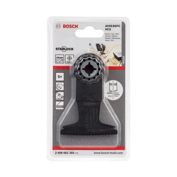 PRIBOR ZA VEČNAM. ORODJA BOSCH HCS AII 65 BSPC POTOPNI ŽAGIN LIST