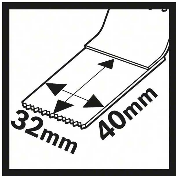 PRIBOR ZA VEČNAM. ORODJA BOSCH SAIZ 32 AT ZA KOVINO POTOPNI ŽAGIN LIST