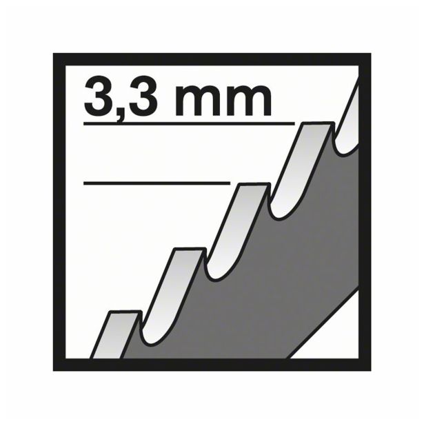 LIST VBODNE ŽAGE BOSCH T 301 CHM 3 KOS