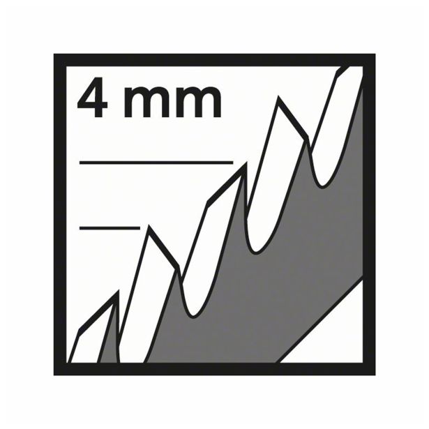 LIST VBODNE ŽAGE BOSCH T 344 D HCS ZA LES 152 MM 5 ZPZ