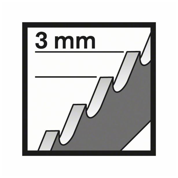 LIST VBODNE ŽAGE BOSCH U 111 C HCS ZA LES 74 MM 8 ZPZ