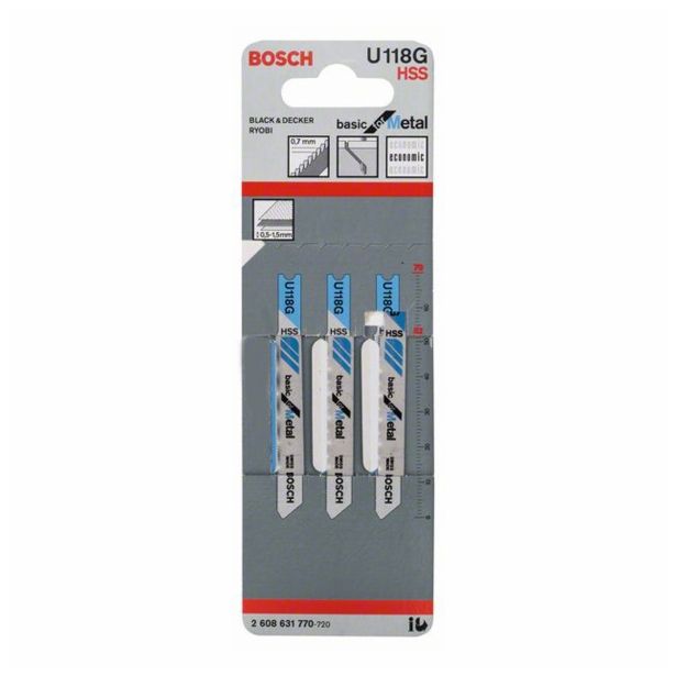 LIST VBODNE ŽAGE BOSCH U 118 G HSS ZA KOVINO 52 MM 35 ZPZ