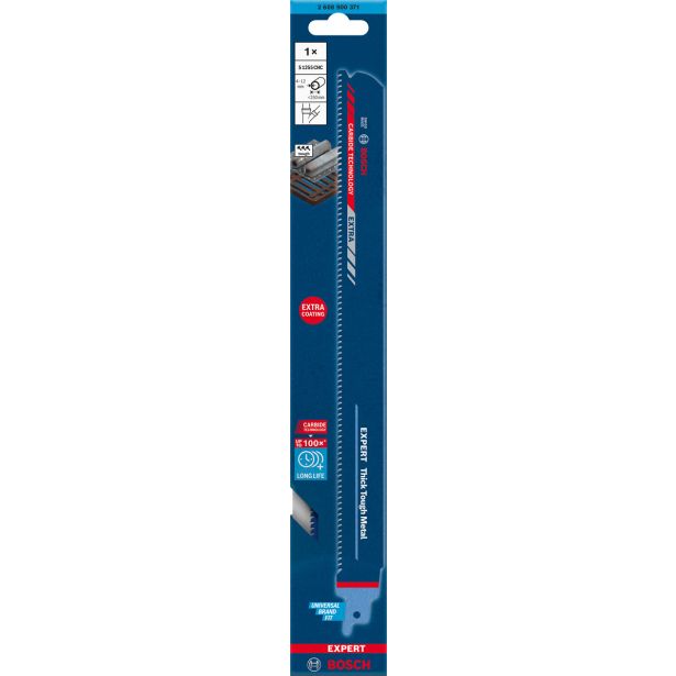 LIST ZA SABLJASTO ŽAGO EXPERT 'THICK TOUGH METAL' S 1255 CHC, POSAMIČNO PAKIRANJE