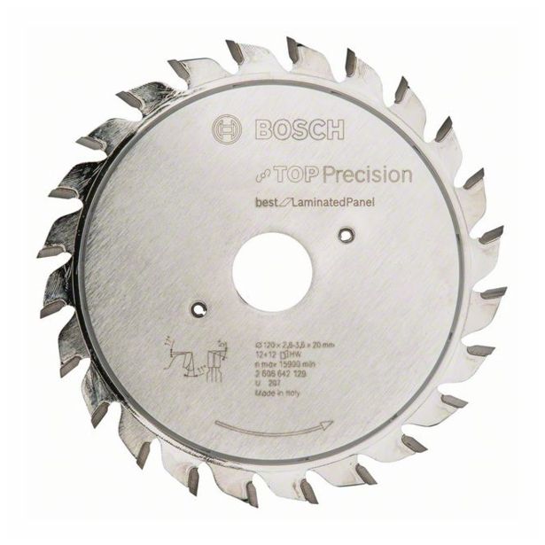 LIST ŽAGE ZA LES WIDIA BOSCH 120X20X2.8-3.6 MM 12+12 ZOB ATB