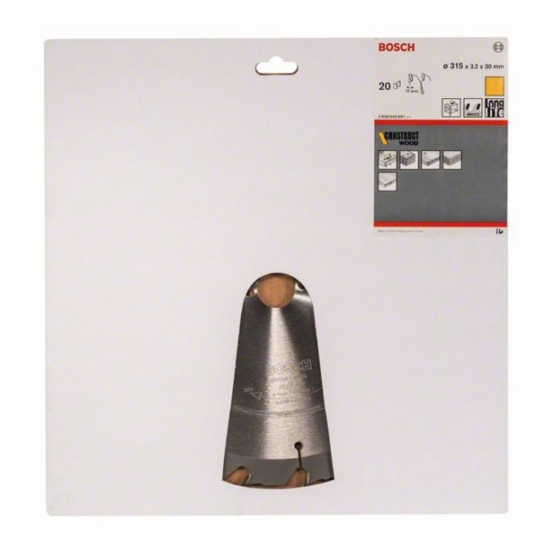 LIST ŽAGE ZA LES WIDIA BOSCH 315X3.2/2.2X30 ZOB 20