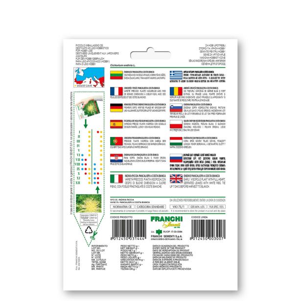 LISTNA ZELENJAVA FRANCHI SEMENTI ENDIVIJA RICCI.PANCAL. VXO 75/1