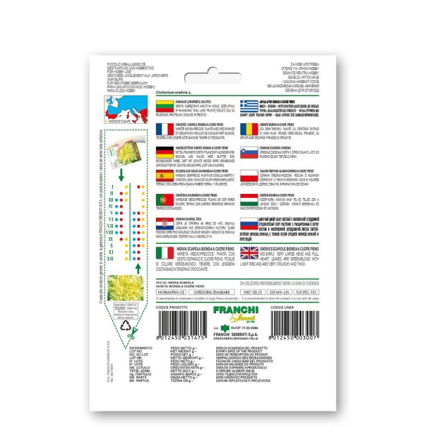 LISTNA ZELENJAVA FRANCHI SEMENTI ENDIVIJA SCAROLA BIONDA VXO 121/2