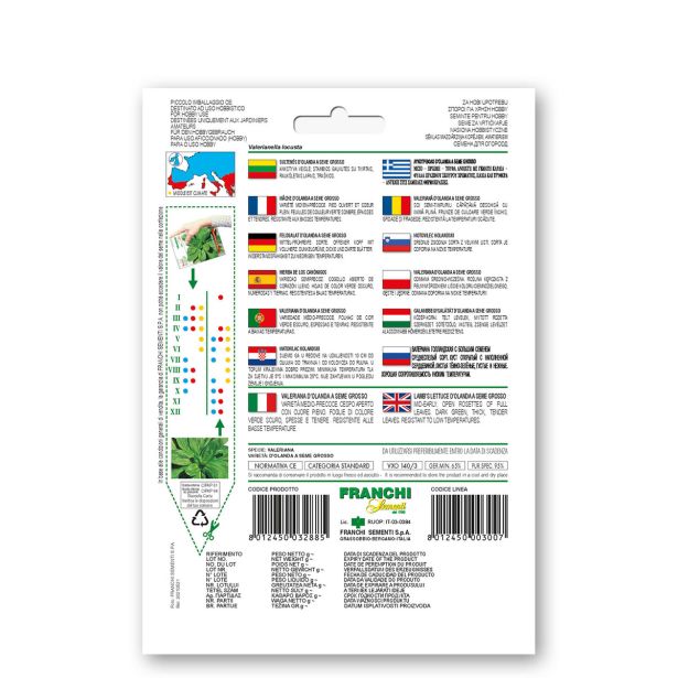 LISTNA ZELENJAVA FRANCHI SEMENTI MOTOVILEC HOLANDSKI VXO 140/3
