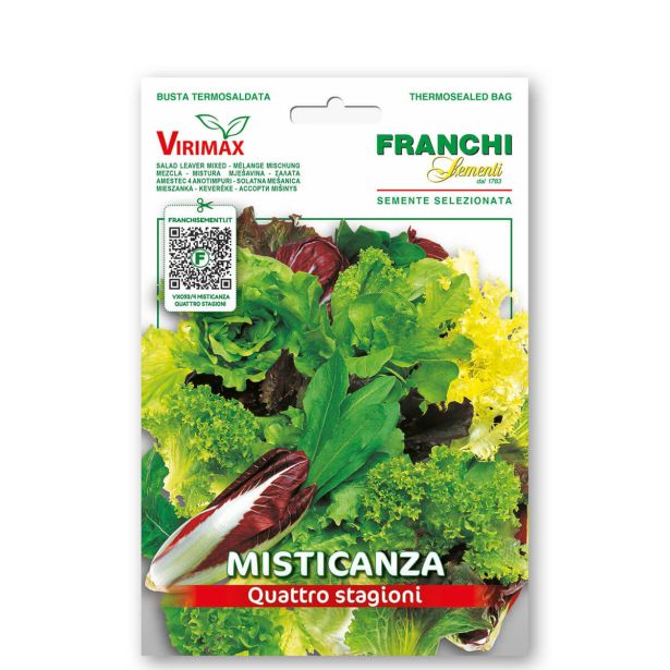 LISTNA ZELENJAVA FRANCHI SEMENTI SOLATA 4 LETNI ČASI MIX VXO 93/4