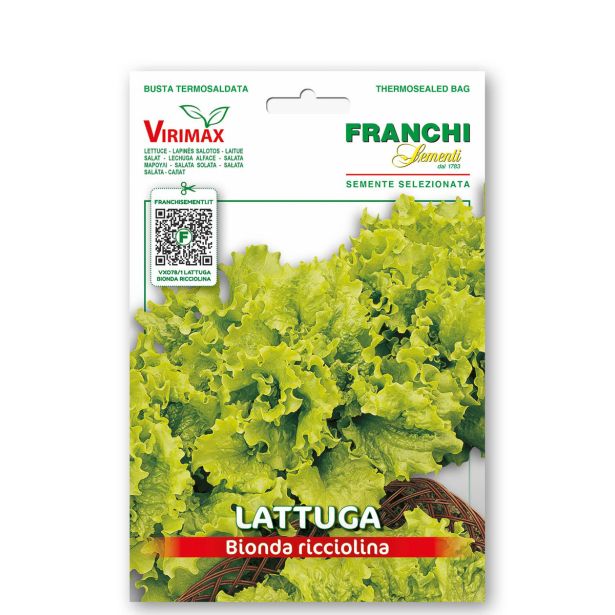 LISTNA ZELENJAVA FRANCHI SEMENTI SOLATA BIONDA RICCIOLINA VXO 78/1