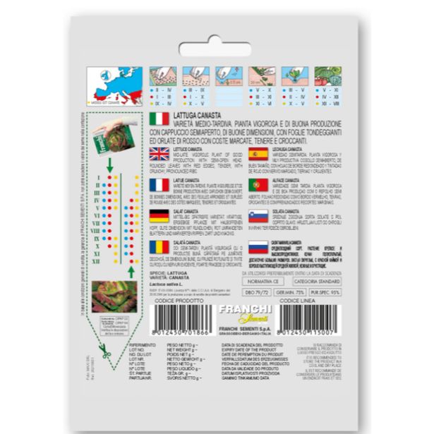 LISTNA ZELENJAVA FRANCHI SEMENTI SOLATA CANASTA