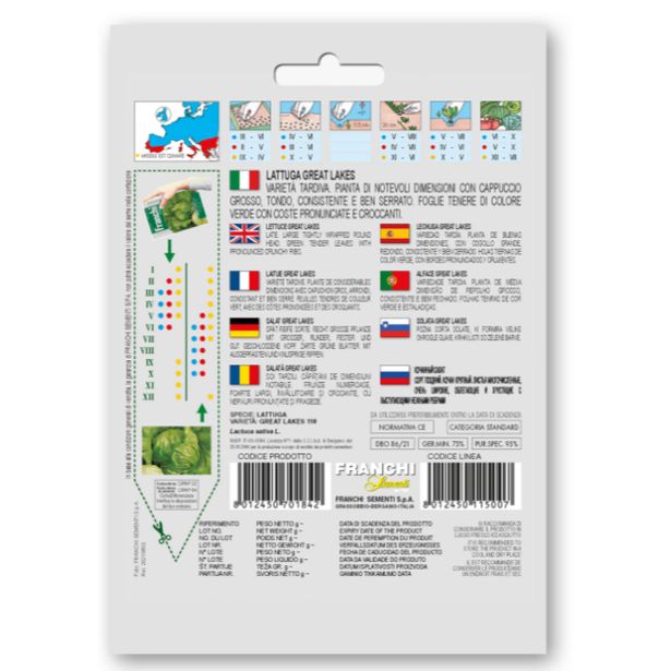 LISTNA ZELENJAVA FRANCHI SEMENTI SOLATA - GREAT LAKES