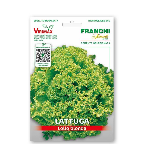 LISTNA ZELENJAVA FRANCHI SEMENTI SOLATA : LOLO BIONDA VXO 78/23