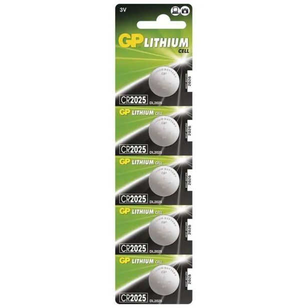 LITIJ BATERIJSKI VLOŽEK EMOS GP LITIJ CR2025 5BL