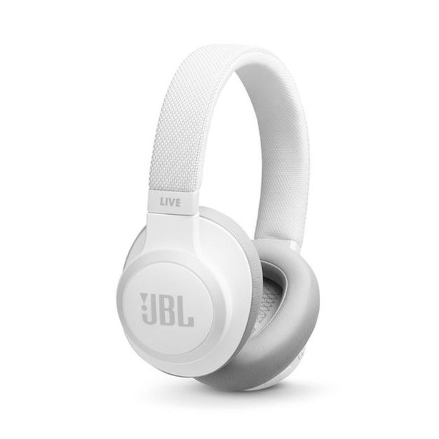 SLUŠALKE JBL LIVE650BTNC BELE