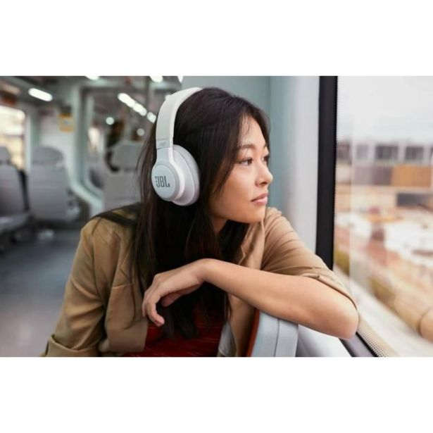 SLUŠALKE JBL LIVE650BTNC BELE